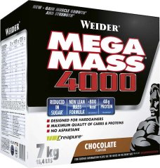 Sacharidovo-proteinový prášek, Mega Mass 4000, Weider