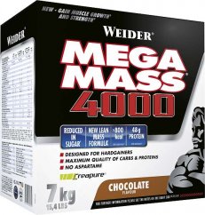 Mega Mass 4000, sacharidovo-proteinový prášek, Weider