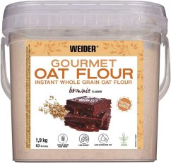 Gourmet Oat Flour, celozrnná ovesná mouka brownie, Weider